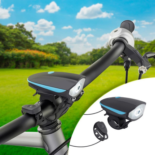 Imagen 1 de 6 de Linterna Y Claxon Para Bicicleta | Bike-010