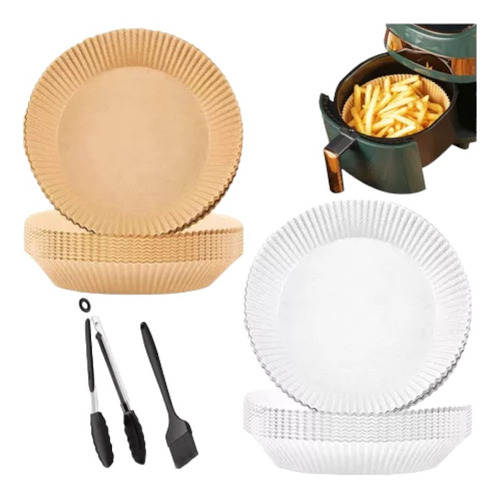 Papel Antiadherente Forros Airfryer X50 Freidoras Desechable