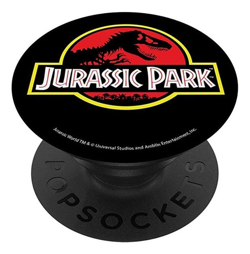Logotipo Original De Jurassic Park Classic Popsockets Popgr