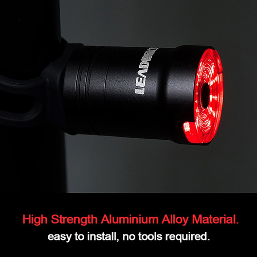 Luz Trasera Led Inteligente Bicicleta Trasera Usb Recargable