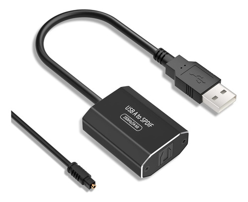 Adaptador De Audio Hdiwousp, Usb-a A Óptico Toslink (spdif)