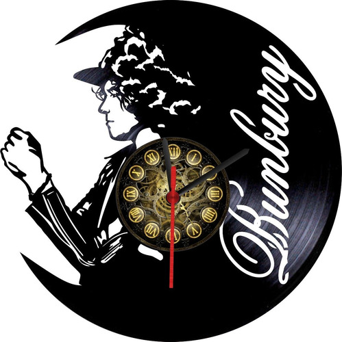 Reloj Vinilo Lp/ Vinyl Clock Heroes Del Silencio Bunbury