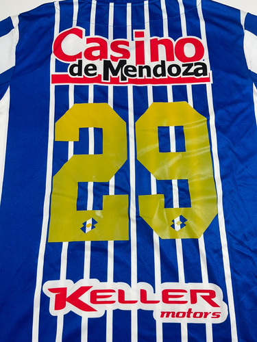 Camiseta Godoy Cruz Mendoza Lotto Azul 2009 Utileria Piñera (Usado)