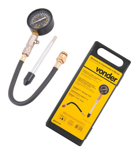 Imagem 2 de 5 de Medidor De Compressão Para Motor - 0 A 300 Psi Vonder
