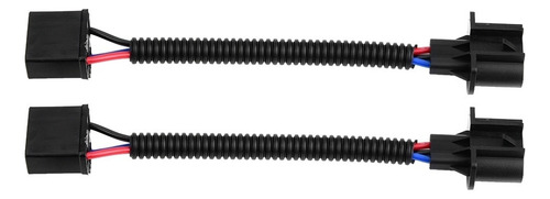 2 Unids H4 Hembra A H13 Macho Adaptador De Conversión De Far