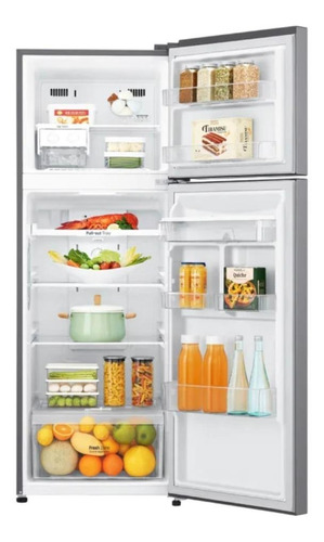 Heladera inverter auto defrost LG Top Freezer GT29WPPDC platinum silver con freezer 254L 127V