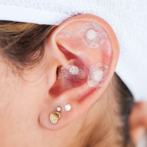 Stiper Pads Auricular 18 Pastilhas De Silício Com Micropore