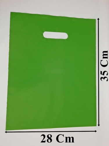 Kilo Bolsa Tipo Boutique 28x35 Cm Color Verde