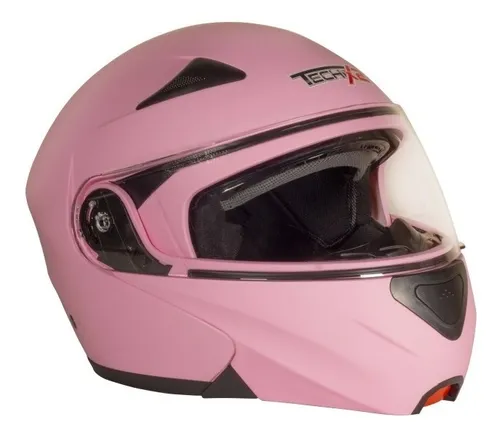 Casco Moto X2 Tx-901 Rosa Mate Dama