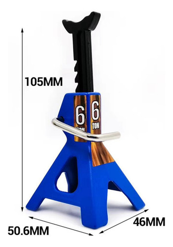 Generic Juguetes De Simulación Metal Jack Stands Para 1/10