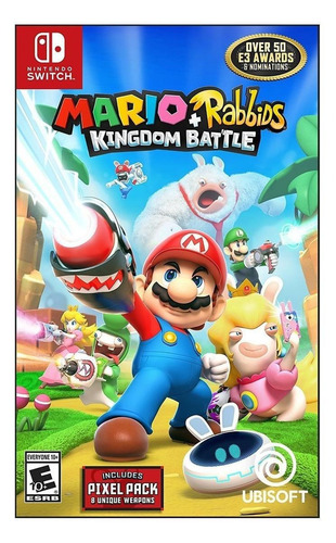 Imagen 1 de 5 de Mario + Rabbids Kingdom Battle Standard Edition Ubisoft Nintendo Switch Físico