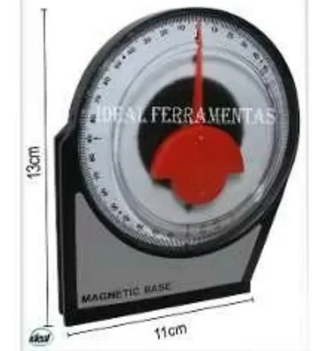 Imagen 3 de 6 de Inclinometro Con Base Magnética. Medidor De Inclinación