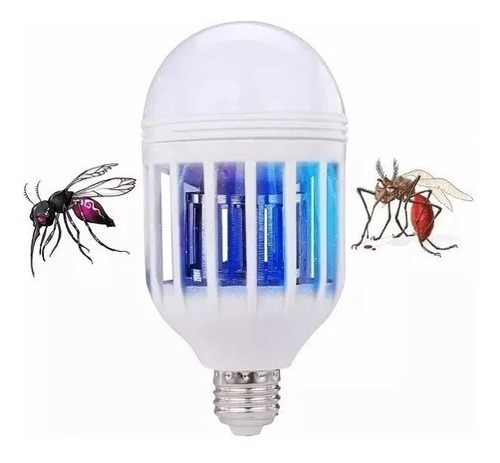 Foco Mata Mosquitos Luz Led 15w Para Exterior O Interior