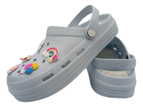 Sandalia Dama Platilla Masaje Moda Pins Cómoda Talla 23 A 26