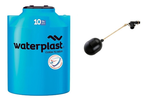 Tanque Cisterna Single Waterplast 1100 Lt + Flotante 1/2