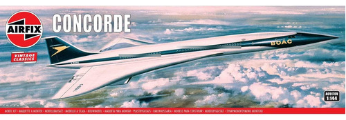 Kit De Modelismo Plástico De Aviación Concorde 1144 Sin Pint