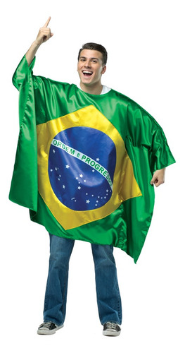 Bandera De Brasil, Accesorio De Disfraz Para Hombre,