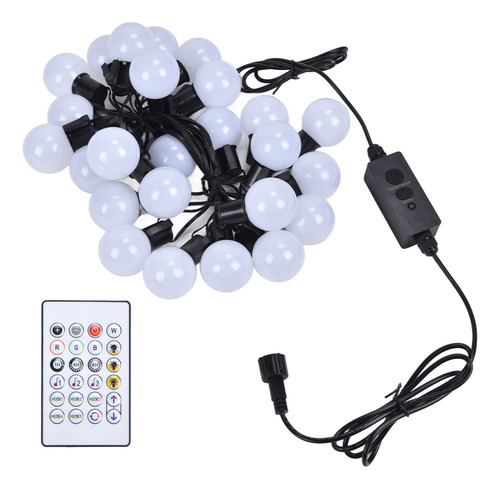 T Guirnalda De Bombillas Tipo Globo G40 De 25 Led, 16,4