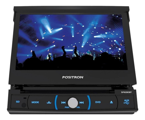 Dvd Player Positron Sp6330bt 1 Din 7 Retrátil Bluetooth Touch Usb Sd Mp3