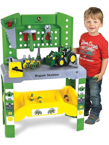 Juguete Estación De Reparación Para Niños John Deere Xtrem C