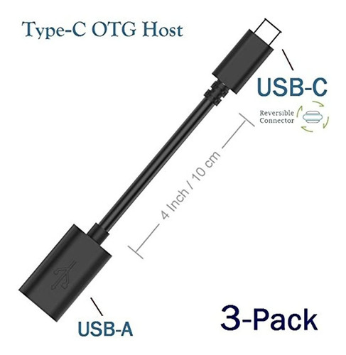 Usb 3.1 Tipo C Macho A Usb 3.0 Tipo A Hembra Cable Adaptador