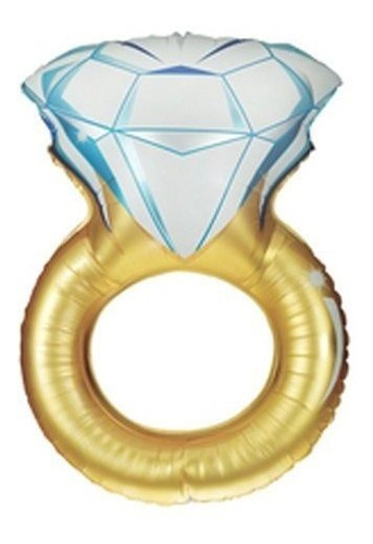 Xl 37  Anillo De Bodas De Diamante De Super Forma Globo De L