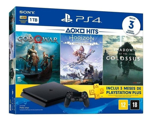  Newest Sony Playstation 4 PS4 1TB HDD Gaming Console Bundle  with Three Games: The Last of Us, God of War, Horizon Zero Dawn, Included  Dualshock 4 Wireless Controller : Video Games