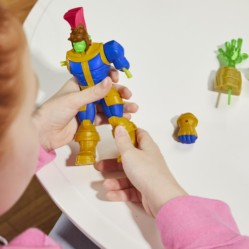 Boneco De Ação Avengers Marvel Mixmashers Thanos 13 Cm Com A