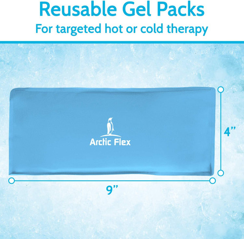 Arctic Flex Gel Replacement Packs - Sized For Knee Ice Brace