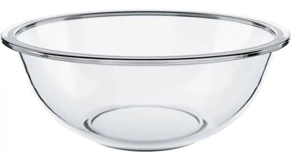 Tigela Bowl Saladeira Vidro Marinex Plus 4L Nadir Figueiredo Cinza