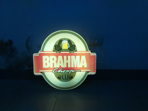 Cartel Luminoso De Brahma Chop Funciona Antiguo (Usado)
