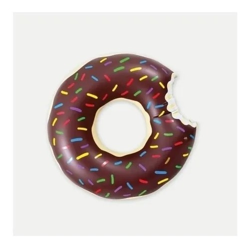 Flotador Dona Donuts Frutilla Chocolate 58 Cm Inflable 