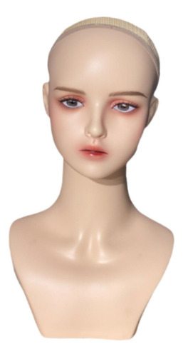 Cabeza De Maniquí Femenino Con Maquillaje, Profesional,