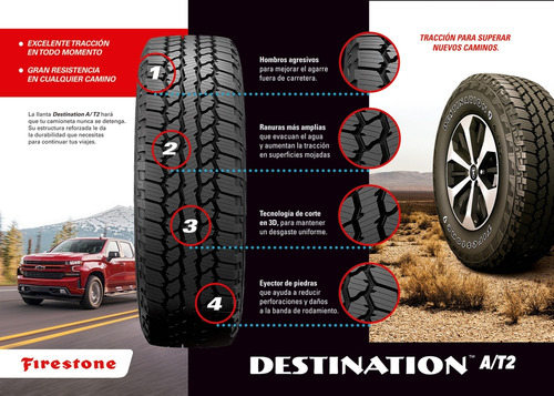 P235/75r15 105s Destination A/t2 Firestone Índice de velocidad S
