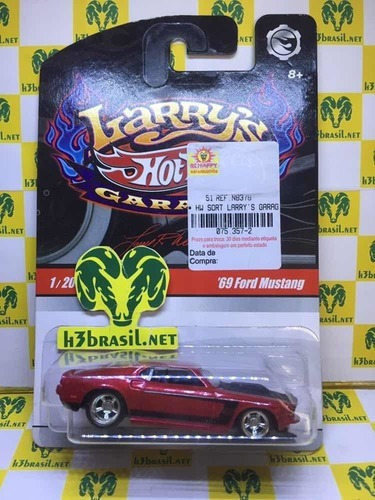 Bx332 Hot Wheels Larrys Garage 69 Ford Mustang H3br