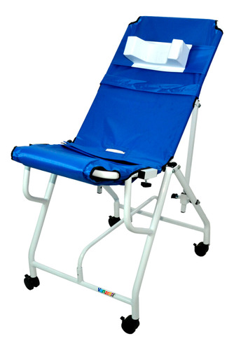 Cadeira De Banho Com Inclinação Enxuta Juvenil Azul Vanzetti