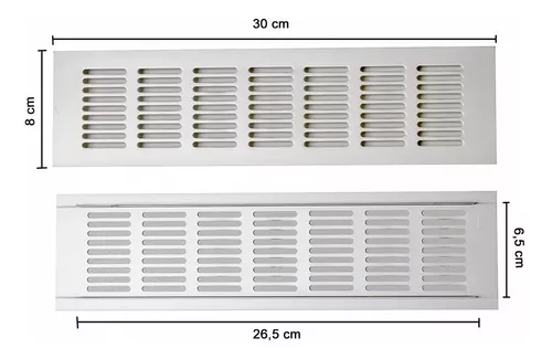 Rejilla De Ventilación Para Horno De Cocina De 30 Cm X 8 Cm