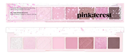 Peripera All Take Mood Palette Paleta Sombras Ojos 8 Tonos Color de la sombra 11 Pink terest