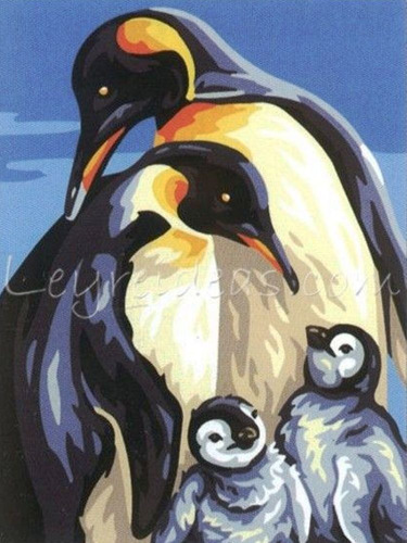 2 Tapices Animales Para Bordar Aguja Cañamazo Lanas