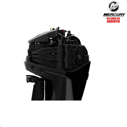 Motor Popa Mercury 4t 200hp L Efi V6 Mec Preto Pess Física