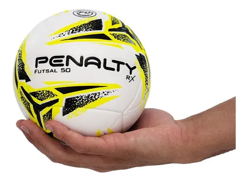 Bola Futsal Penalty Rx 50 XXIII - Tamanho Único Cor Branco