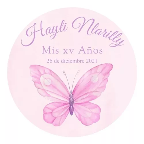 Pegatinas personalizadas mariposas