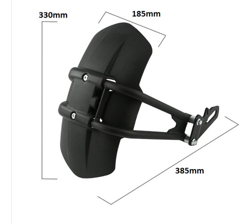 Paralama C Suporte De Placa Chopper Road 150 Master Ride 150