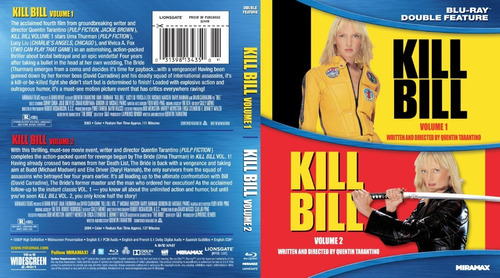 Kill Bill Vol. 1 Y 2 En Bluray. 2 Discos. Audio Ing/esp. Lat