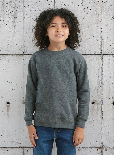 Sudadera Cuello Redondo Para Niño Marca Óptima