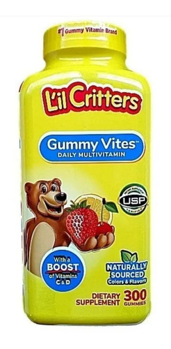 Vitamina Multivitamínico Lil Critters Gummy Vites 300 Gomas