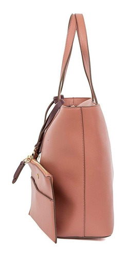 Bolsa Tote Cloe 2 En 1 Charm Metálico Color Pathé