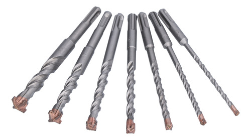 Juego De 7 Brocas De Carburo Cementado De 3/8 Pulgadas