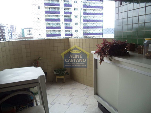*hualll!!!ap/3dorm/suíte/frente Mar/sacada/planejado/vista Mar* - Vtft624