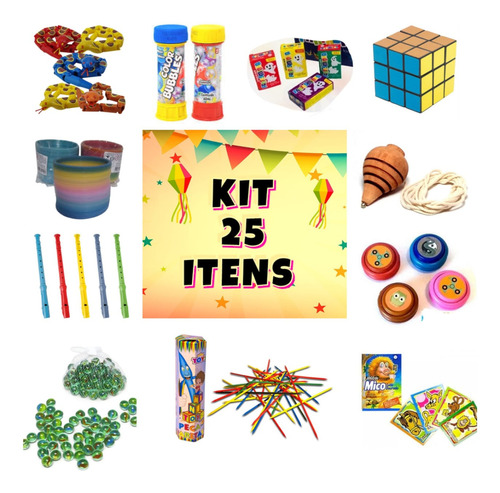 Kit Festa Junina Julhina 25 Prendas Brinquedos Com Nf Barato